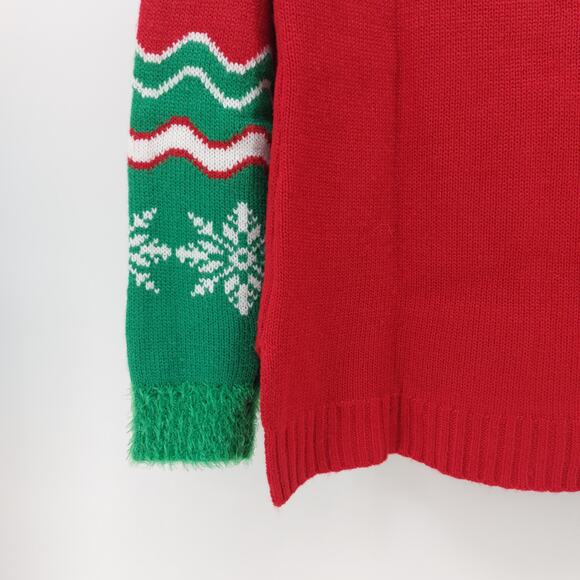 33 Degree Ugly Christmas Sweater Cool Reindeer Ornaments M - Picture 12 of 15